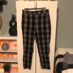 Hollister Black And White Pant